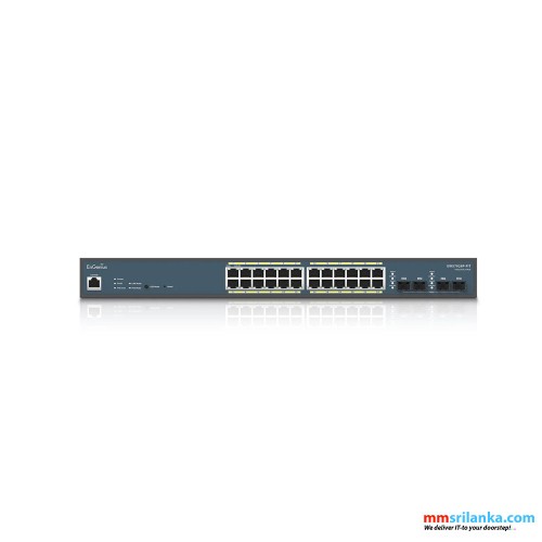 EnGenius Fit 24-Port Gigabit 240W PoE+ Switch with 4 SFP Ports (2Y)